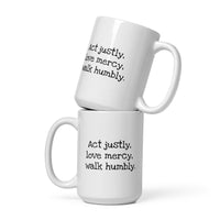 act justly...