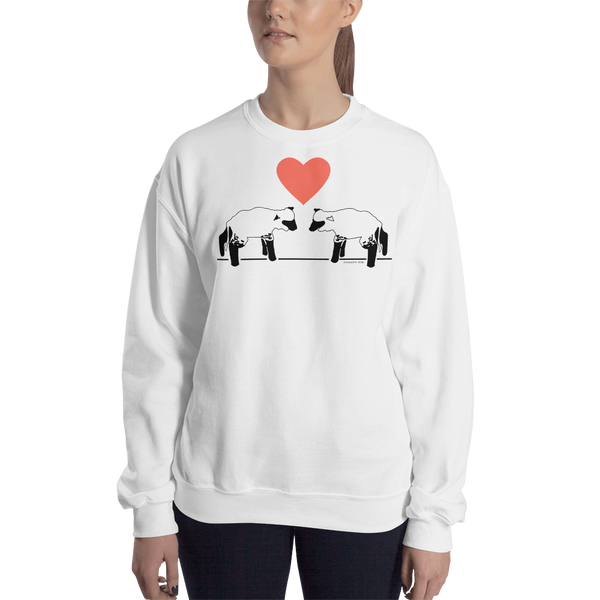 Lambs and Heart Adult Unisex Sweatshirt